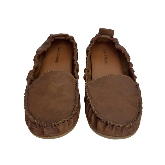 Call It Spring Arkadius Brown Faux Leather Loafers Womens 8 Workwear Comfortable - Picture 2 of 9